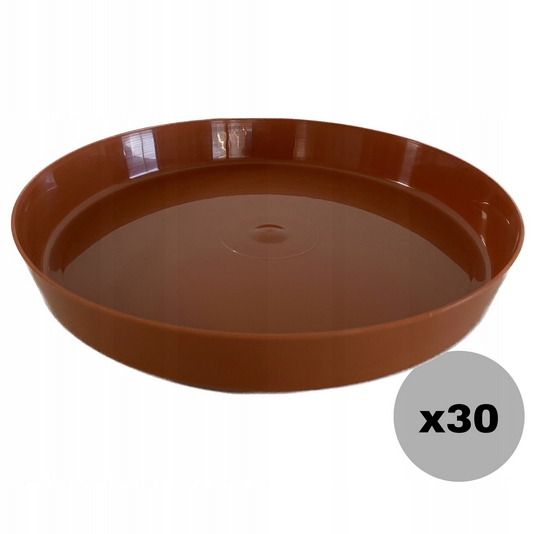Podstavec Pod Kvety 20cm, čierna, Umelá hmota, Sada 30 ks